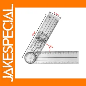 360 Degree Goniometer Angle Ruler Tool