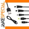 USB to DC Power Cable with Multiple Connectors
