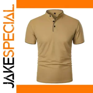 Men's Short Sleeve Summer Polo Shirt