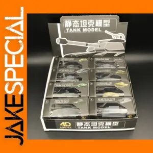 8Pcs 1/144 WWII Miniature Tank Model Set