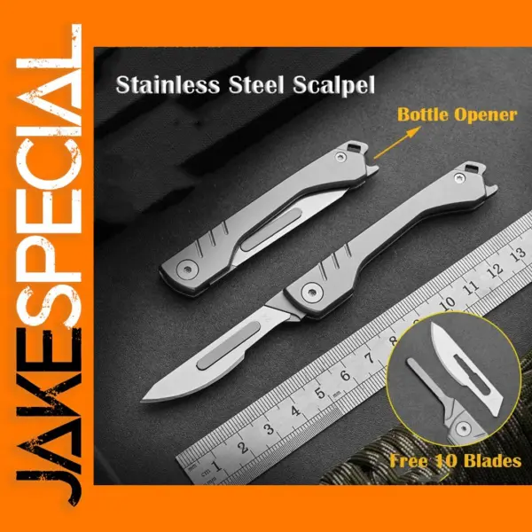 Multifunctional Folding Knife with Bottle Opener