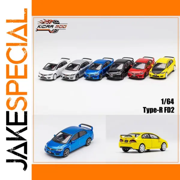 1:64 Civic Type R Diecast Model Car