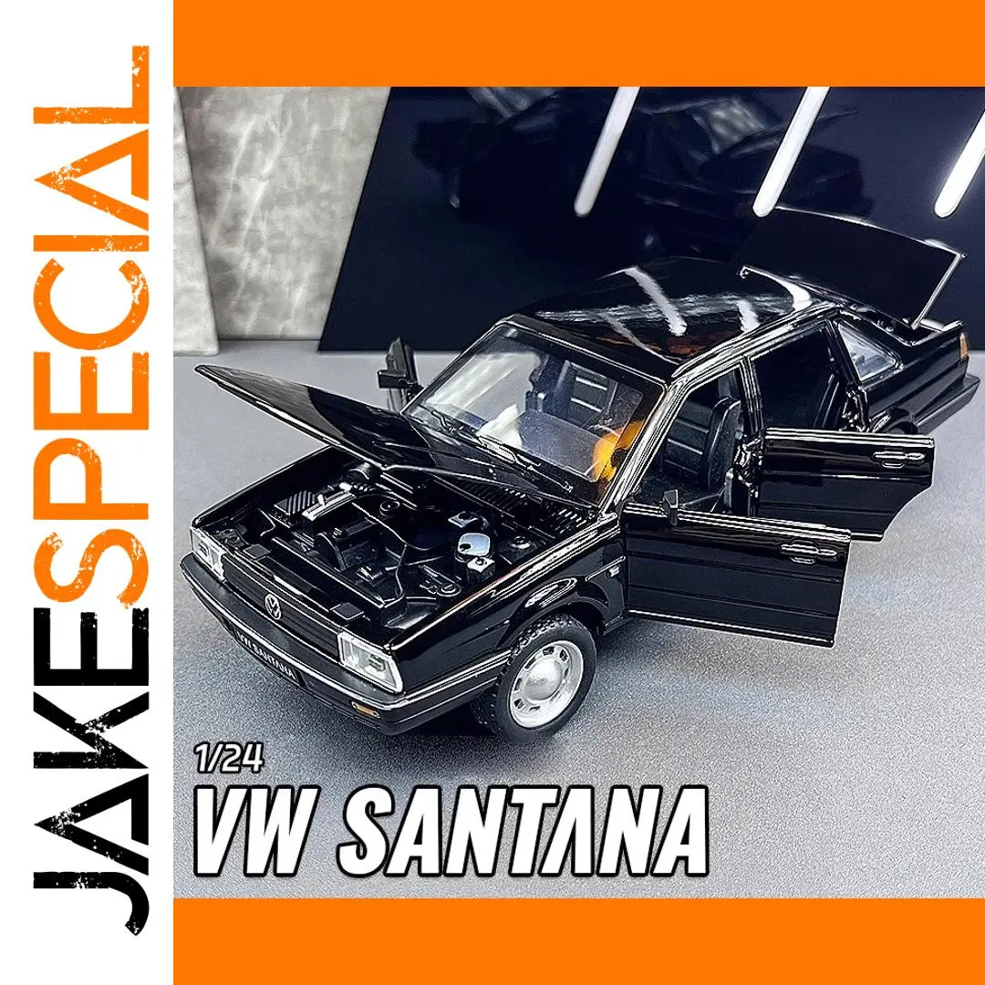 Volkswagen Santana 1:24 Diecast Model Car with Sound and Light 1 Volkswagen Santana 1:24 Diecast Model Car with Sound and Light