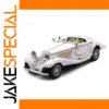 White 1:28 Scale Classic Diecast Car Model