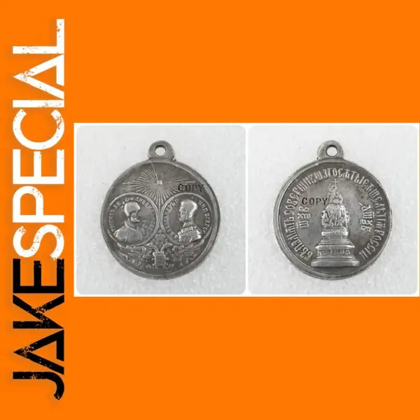 35 PCS Antique Silver-Plated Replica Medals