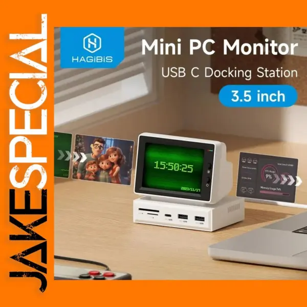 Hagibis 3.5 Inch Mini Screen for Laptop