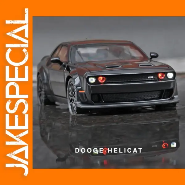 Dodge Challenger Hellcat Redeye Alloy Model 1:32