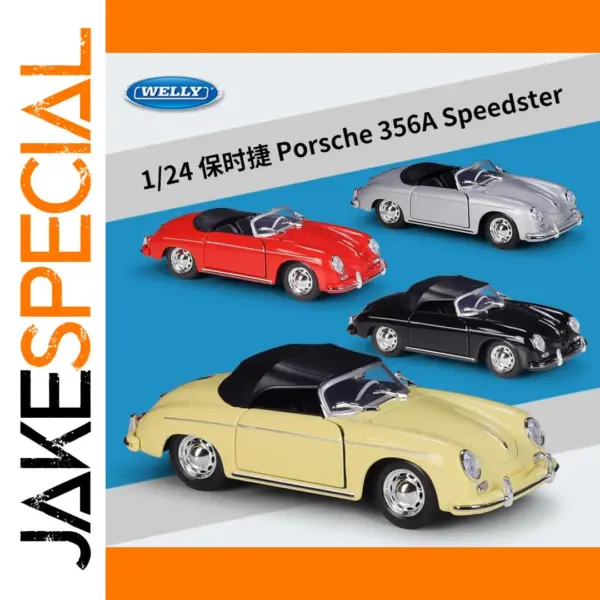 Welly 1:24 Porsche 356A Diecast Model