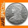 Silver-Plated 1837 Commemorative Coin Collectible