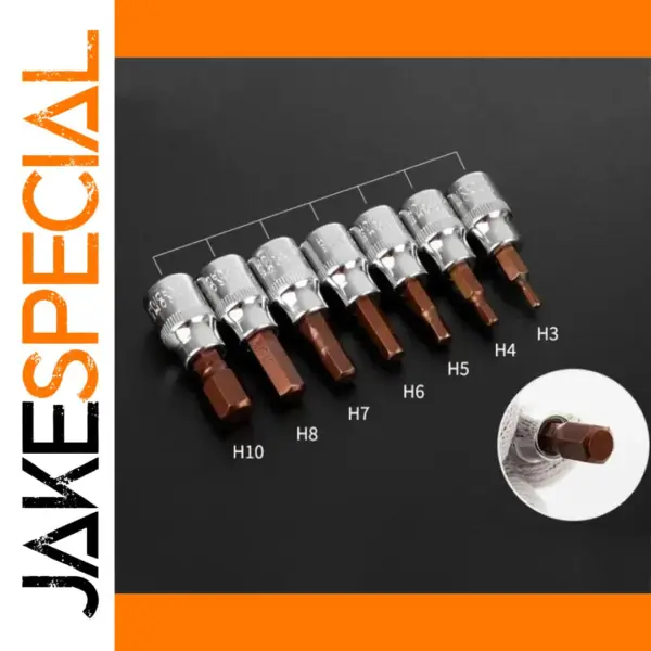 3/8 Inch Drive Torx Hex Socket Bit Set