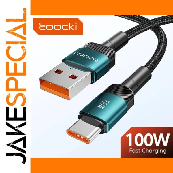 100W Fast Charging USB Type-C Cable 6A