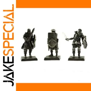 Medieval Knight Figurine Model Collectible Metal Decor
