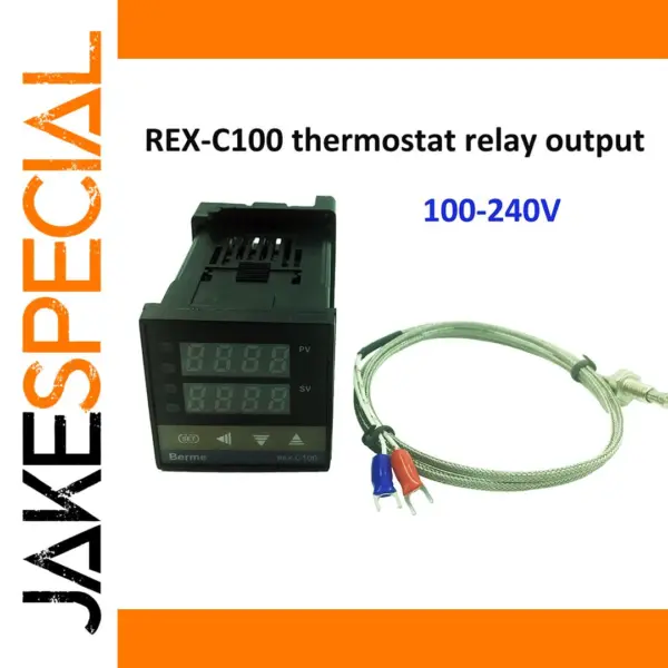 REX-C100 Digital Thermostat with K Type Sensor