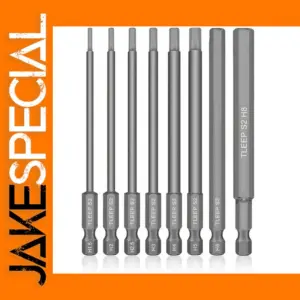 8 Pcs Hex Shank Drill Bit Set 1.5-8mm
