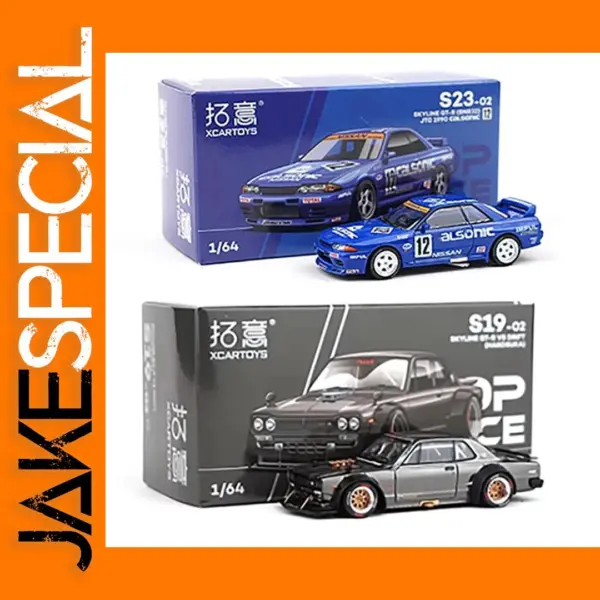 1/64 Scale Nissan SKYLINE GTR V8 Drift Model