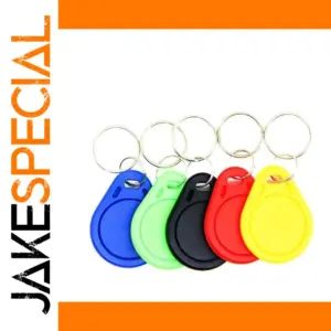 5-Pack 125KHz RFID Rewritable Keyfobs for Access Control