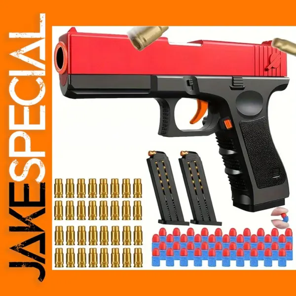 Shell Ejecting Foam Toy Gun with Bullets