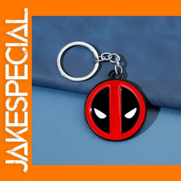 Deadpool Antique Finish Metal Keychain