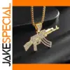 Hip-Hop Ak-47 Pendant Necklace for Men