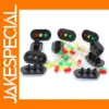 O Scale Railway Signal Heads with LEDs Set
