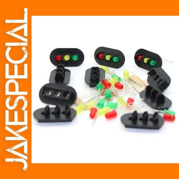 O Scale Railway Signal Heads with LEDs Set