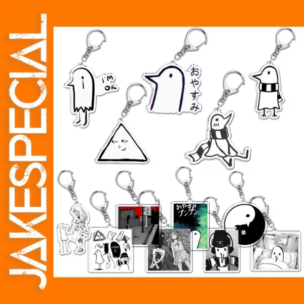 Goodnight Punpun Stainless Steel Keychain