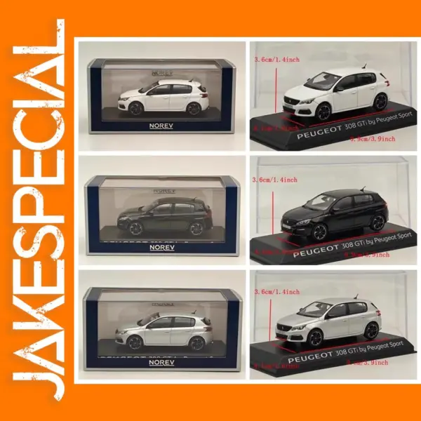 JERREN 1/43 Scale 308 GTi Diecast Model