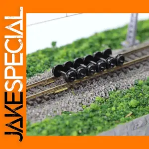 24pcs POM Plastic Wheels for N Scale Trains