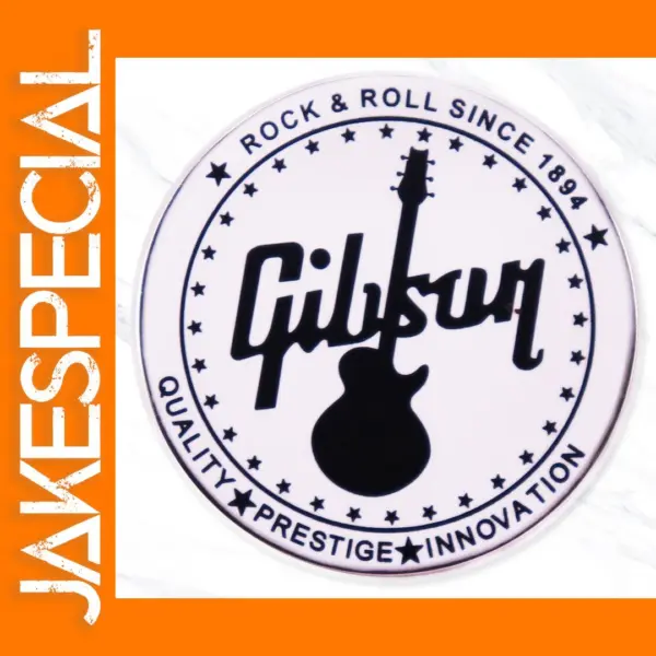Gibson Logo Electric Guitar Brooch Decoration