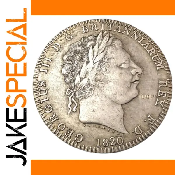 George III Silver-Plated Replica Coin