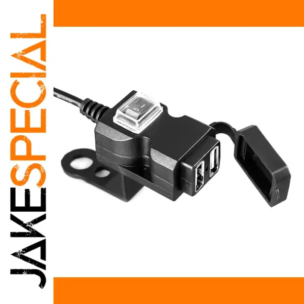 Dual USB Motorcycle Charger with Quick Charge 3.0