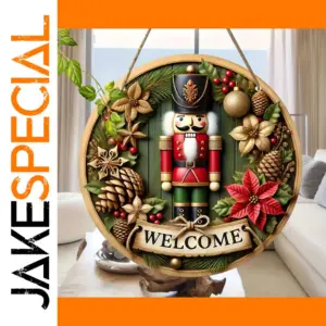 Vintage Nutcracker Wall Decor Sign