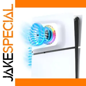 PS5 Slim Cooling Fan with RGB Lights