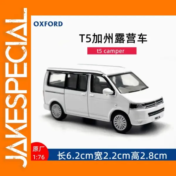 VW T5 Camper Van 1:76 Scale Diecast Model