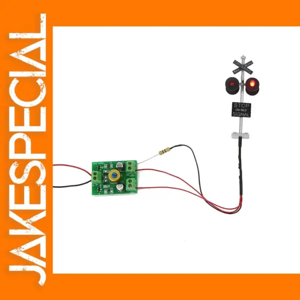 HO Scale Railroad Crossing Signal with Flasher