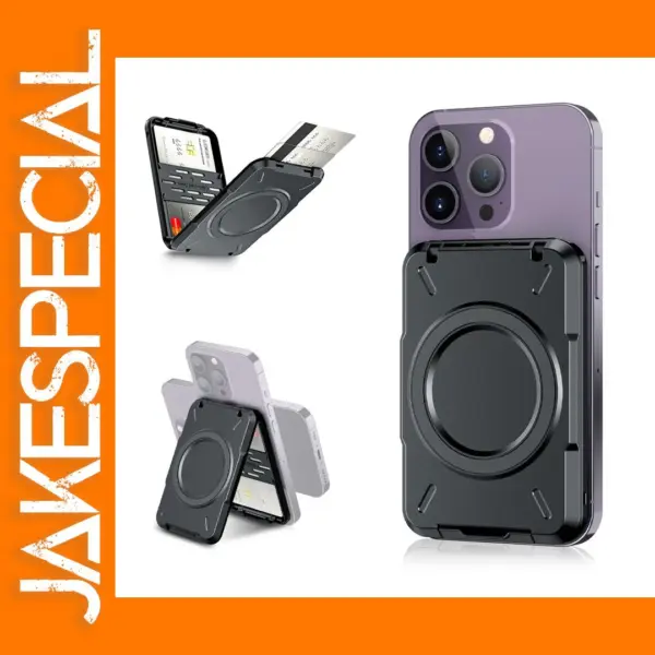 Magnetic Wallet with RFID for iPhone 12-15 Series