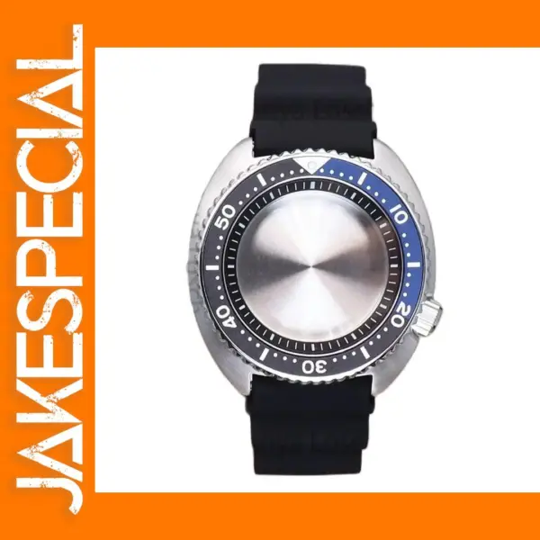 45mm Silver SKX Watch Case for Seiko NH35/NH36