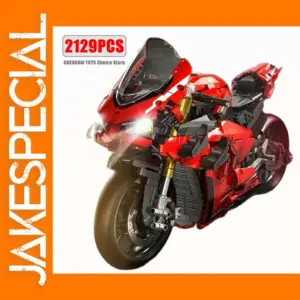 2129pcs Racing Motorcycle Building Blocks Set