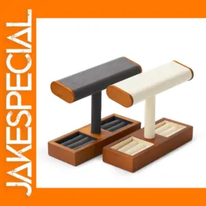 Wooden Jewelry Display Stand for Watches and Rings