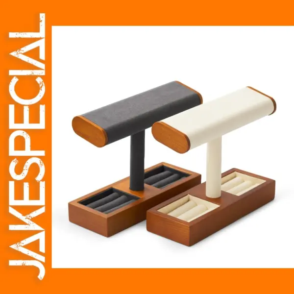 Wooden Jewelry Display Stand for Watches and Rings