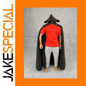 1:6 Scale Black Hooded Cloak for Action Figures