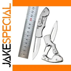 Compact Stainless Steel Folding Knife 14cm