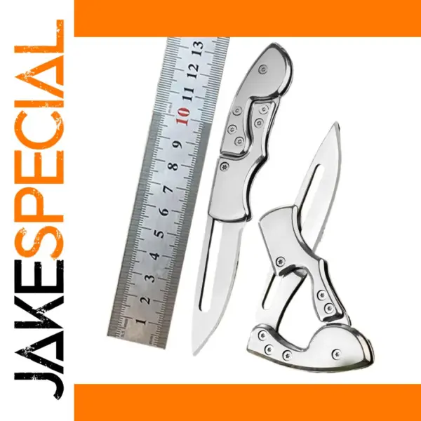 Compact Stainless Steel Folding Knife 14cm