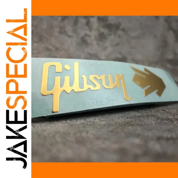Gold Metal Decal Sticker for Guitar Peghead