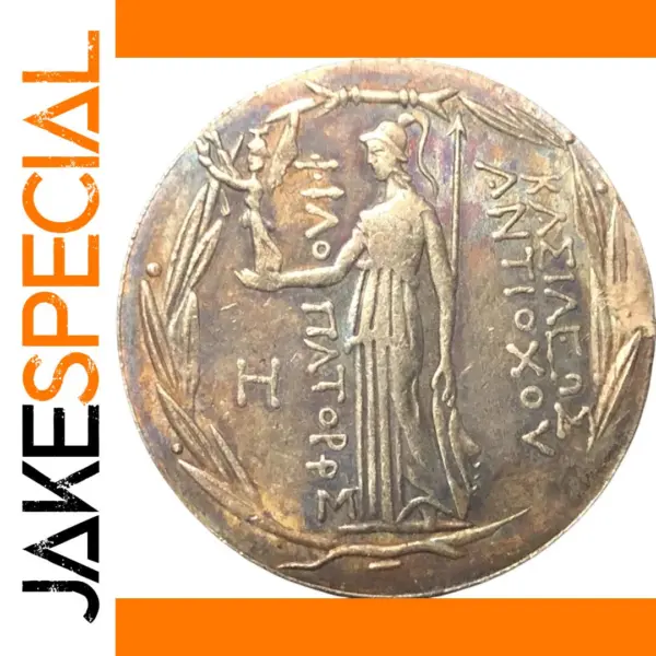 Antiochos IX Philopator Silver Tetradrachm Replica