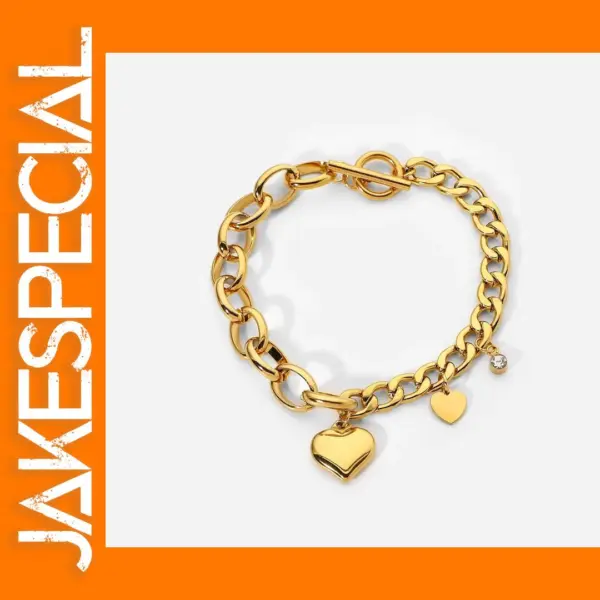 Chunky Stainless Steel Cuban Chain Bracelet