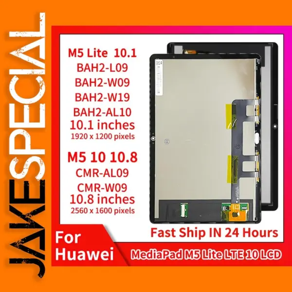 AAA+ LCD Screen Replacement for Huawei MediaPad M5 Lite 10.1