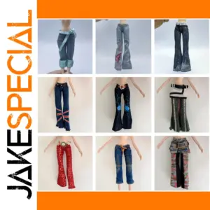 Casual Jeans for 30cm Bratz and Monster High Dolls