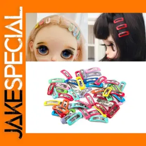 10 Mini Colorful Hair Clips for Dolls