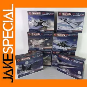 1/72 Military Airplane Assembly Model Set